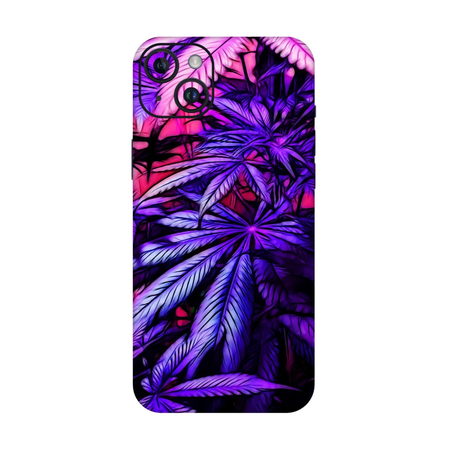 Neon Purple Herb Mobile Skin For iPhone 14 Plus