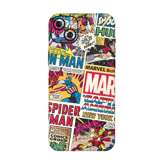 Vintage Marvel Comic Bomb Mobile Skin For iPhone 14 Plus