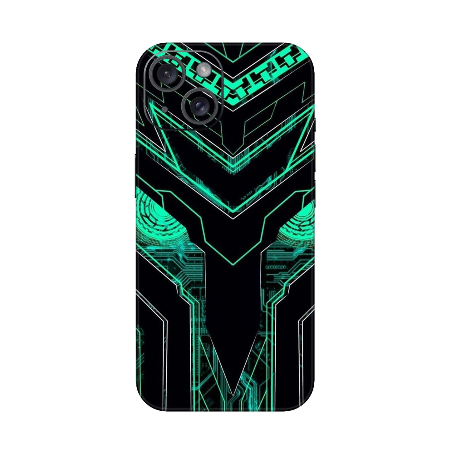 Neon Circuit Predator Mobile Skin For iPhone 15