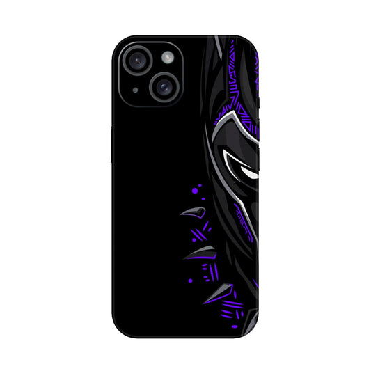 Neon Vibe Cat Mobile Skin For iPhone 15