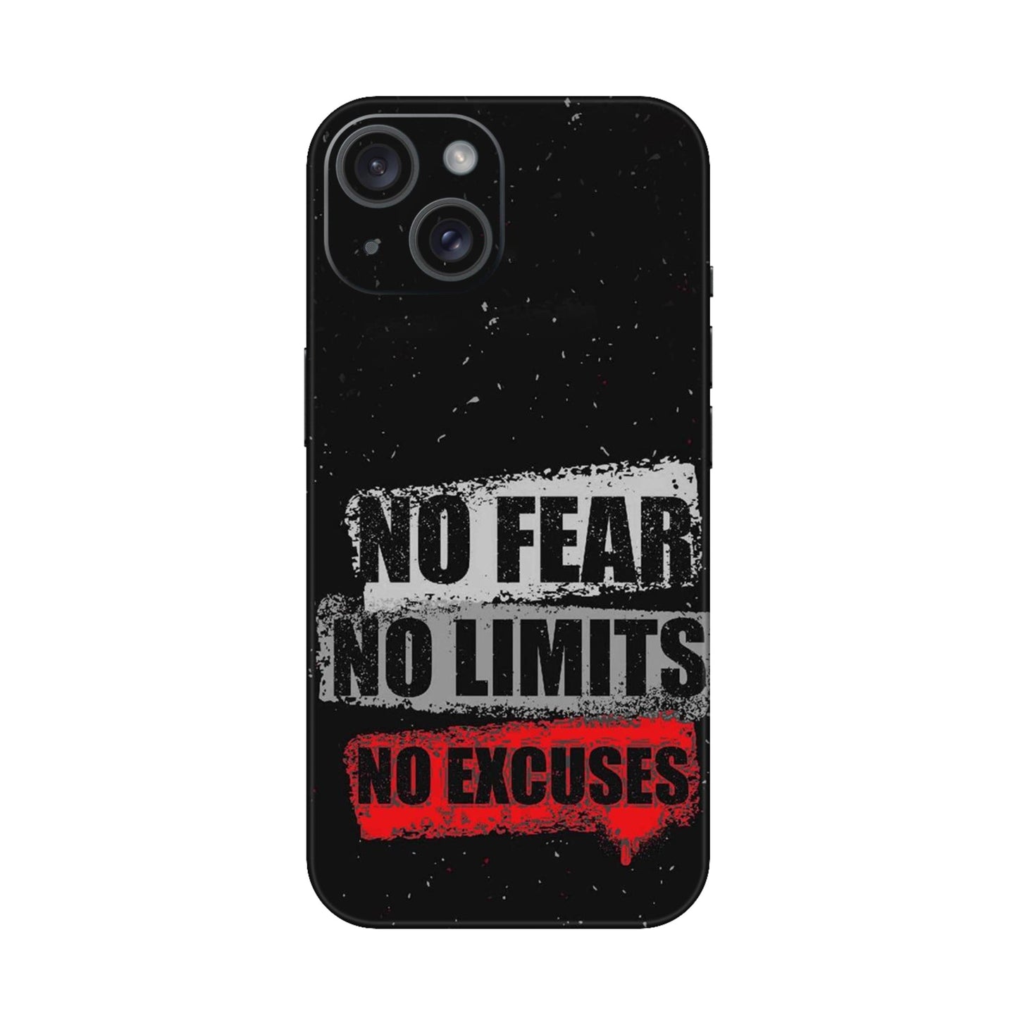 No Fear No Limits Mobile Skin For iPhone 15