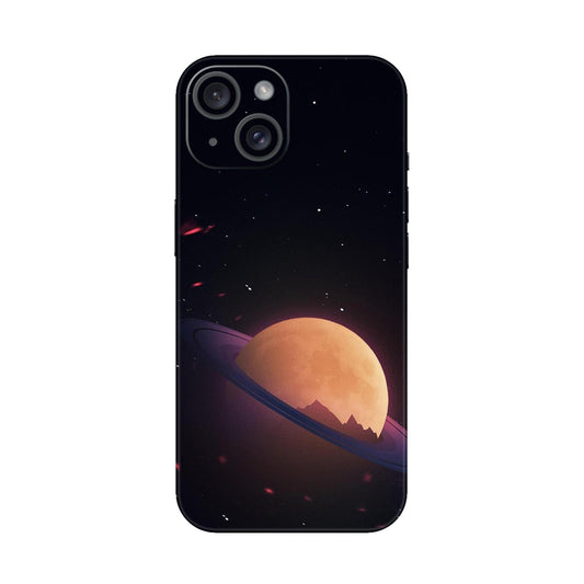 Ethereal Sunset Ring Mobile Skin For iPhone 15