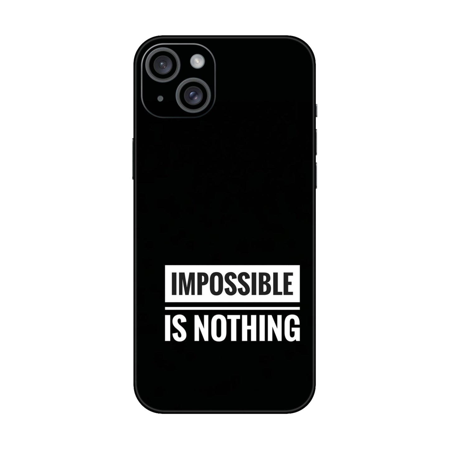 Motivational Text Mobile Skin For iPhone 15 Plus