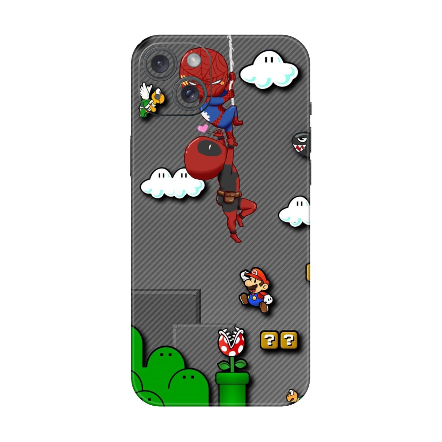 Saiyan Contrast Power Mobile Skin For iPhone 15 Plus