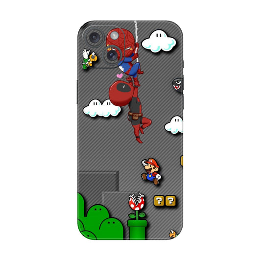 Saiyan Contrast Power Mobile Skin For iPhone 15 Plus