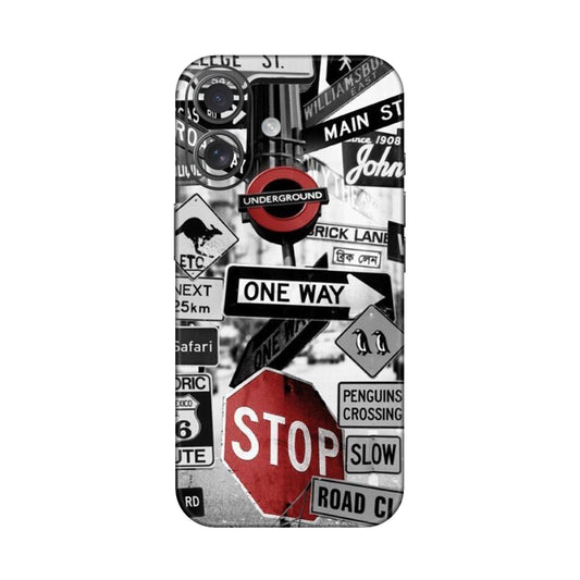 Global Urban Sign Bomb Mobile Skin For iPhone 16