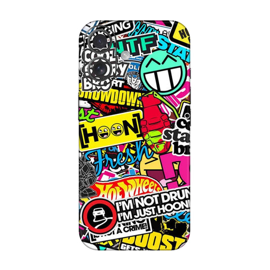 Hoonigan Sticker Bomb Mobile Skin For iPhone 16 Plus