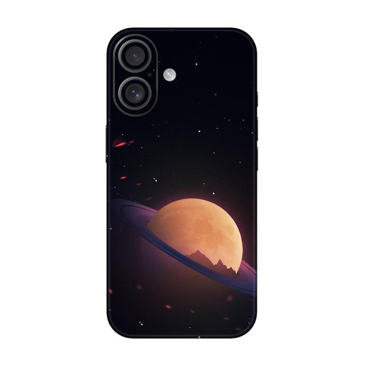 Ethereal Sunset Ring Mobile Skin For iPhone 16 Plus