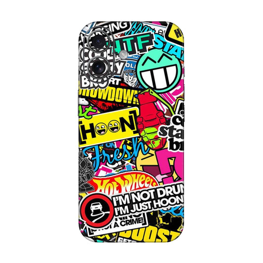 Hoonigan Sticker Bomb Mobile Skin For iPhone 17