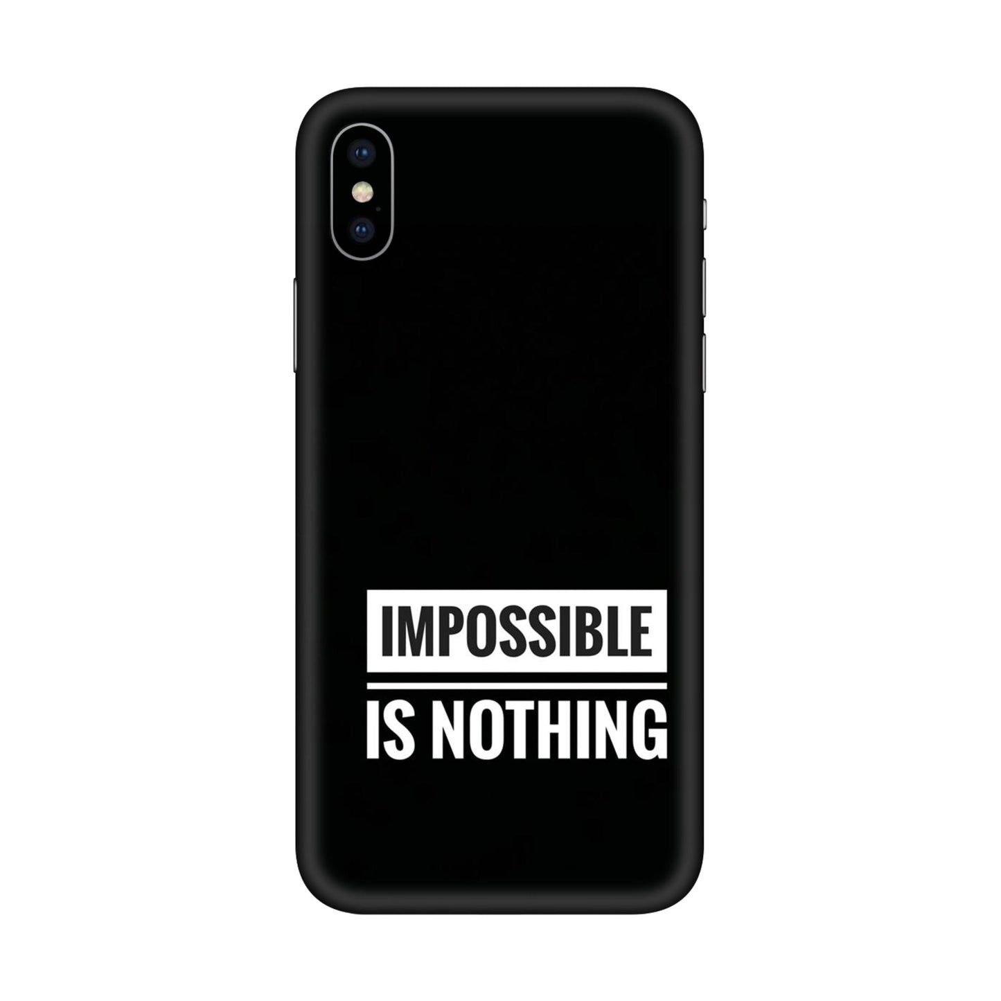 Motivational Text Mobile Skin For iPhone X