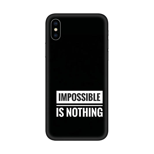 Motivational Text Mobile Skin For iPhone X
