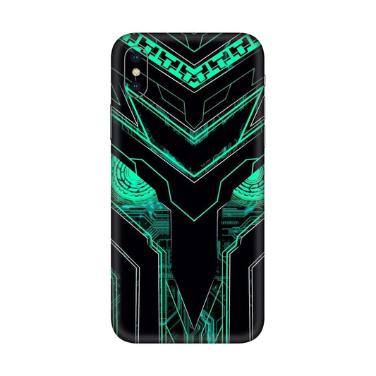 Neon Circuit Predator Mobile Skin For iPhone X
