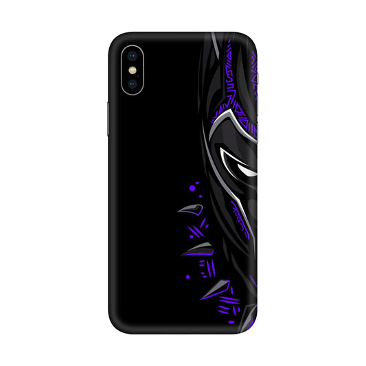 Neon Vibe Cat Mobile Skin For iPhone X