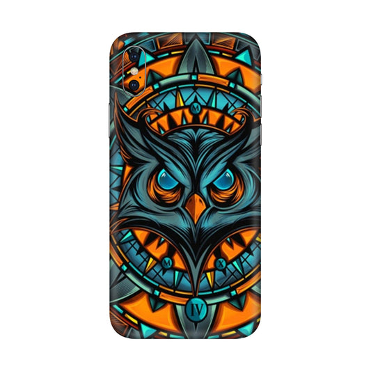 Spirit Owl Mandala Mobile Skin For iPhone X