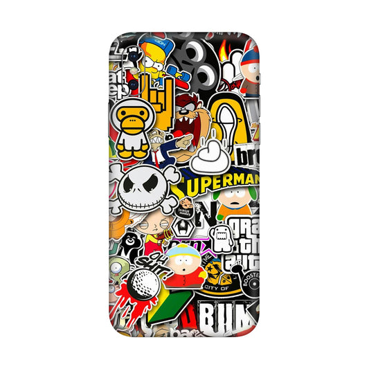 Sukuna Tongue Out Energy Mobile Skin For iPhone X