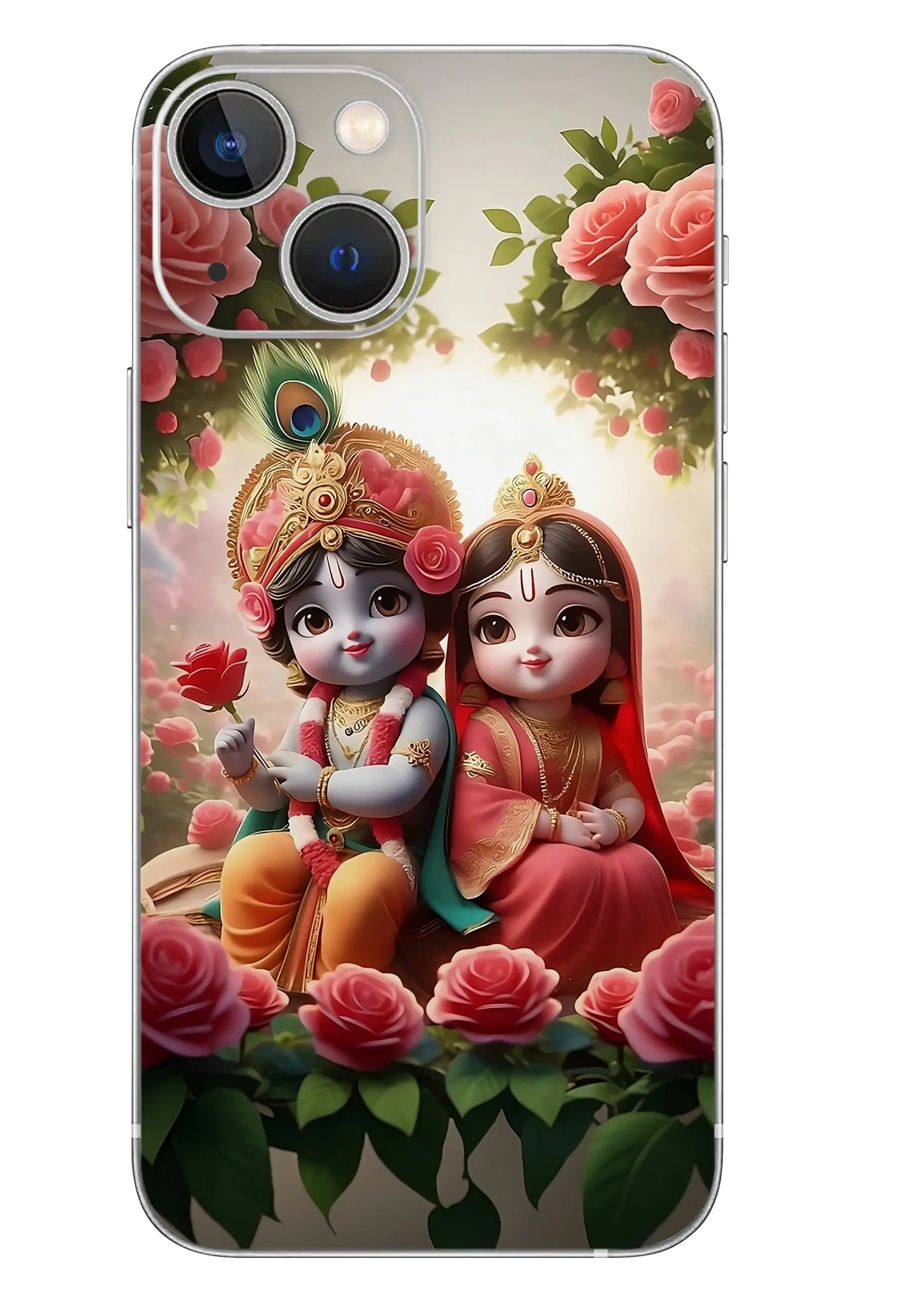 Radhe Krishna Mobile 6D Skin - SkinUp