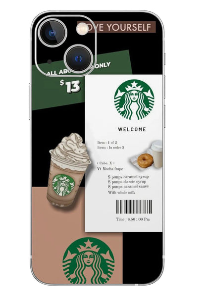 Star Bucks Mobile 6D Skin - SkinUp