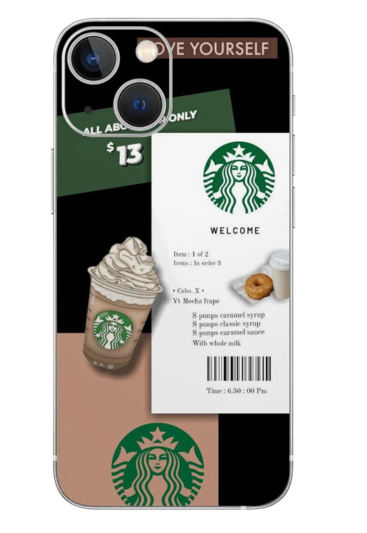 Star Bucks Mobile 6D Skin - SkinUp