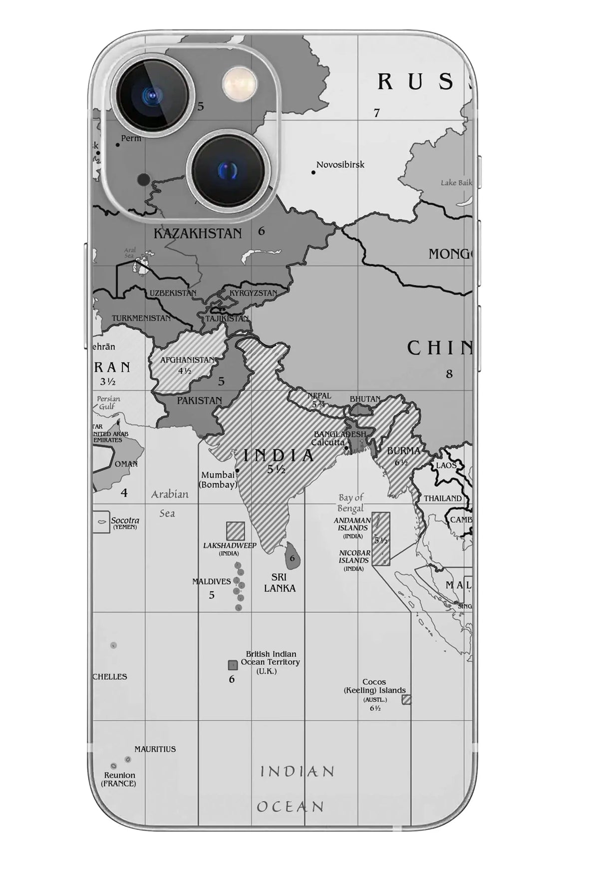 India Map Mobile 6D Skin - SkinUp