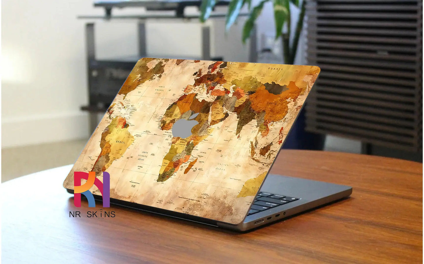 World Map Laptop 6D Skin - SkinUp