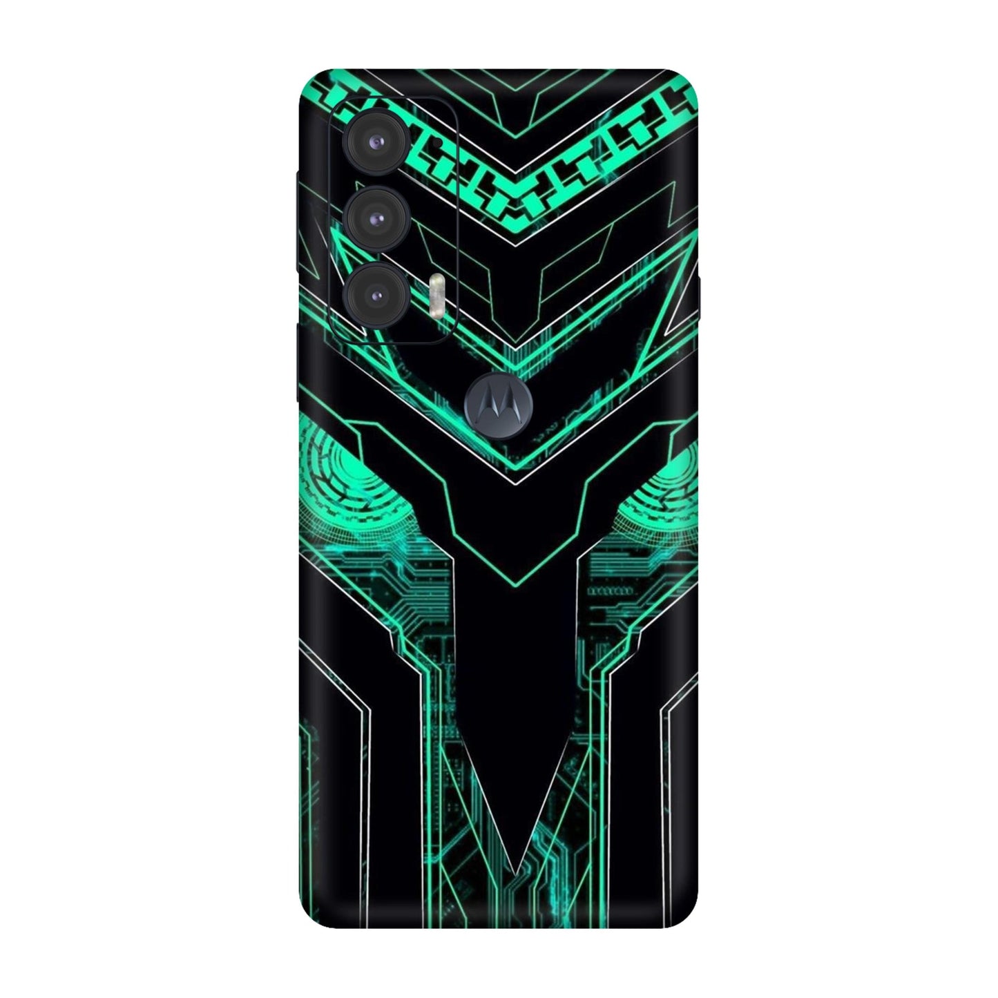 Neon Circuit Predator Mobile Skin For Motorola Edge 20