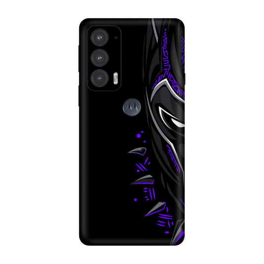 Neon Vibe Cat Mobile Skin For Motorola Edge 20