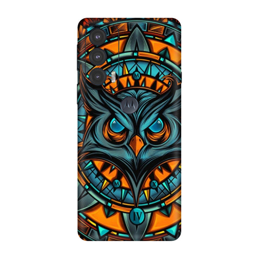Spirit Owl Mandala Mobile Skin For Motorola Edge 20
