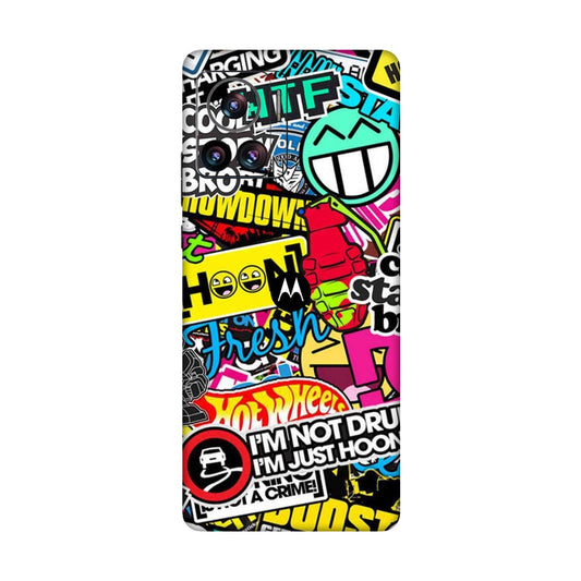 Hoonigan Sticker Bomb Mobile Skin For Motorola Edge 30 Ultra