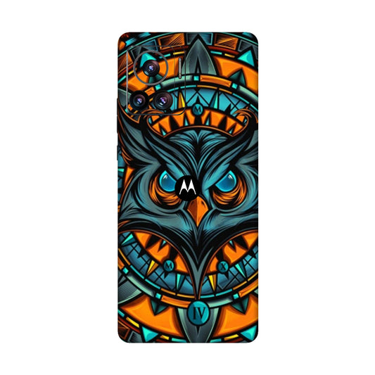 Spirit Owl Mandala Mobile Skin For Motorola Edge 30 Ultra