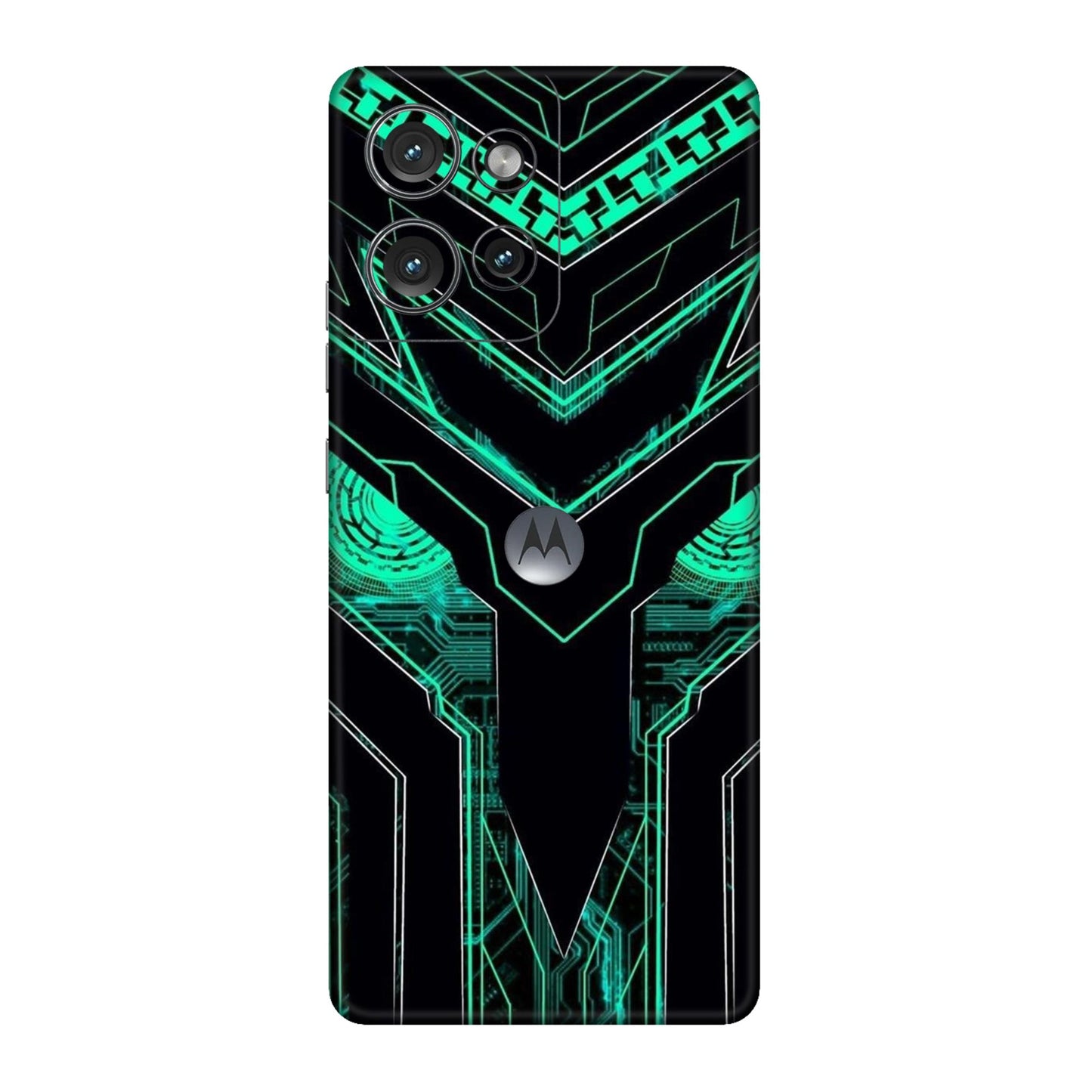 Neon Circuit Predator Mobile Skin For Motorola Edge 50