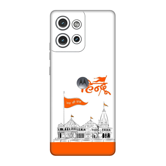 Ayodhya Temple Sketch Mobile Skin For Motorola Edge 50
