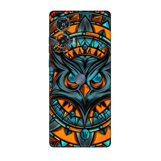 Spirit Owl Mandala Mobile Skin For Motorola Edge 50 Fusion