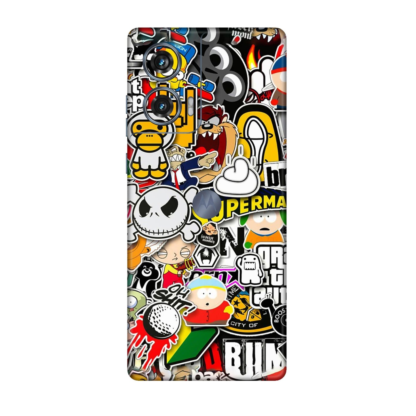 Sukuna Tongue Out Energy Mobile Skin For Motorola Edge 50 Fusion
