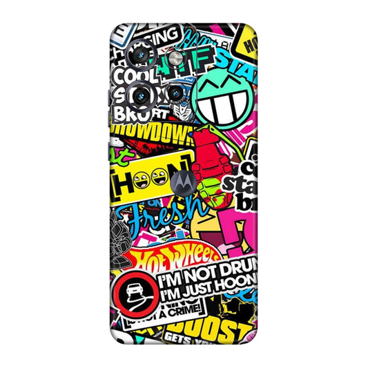 Hoonigan Sticker Bomb Mobile Skin For Motorola Edge 50 Neo
