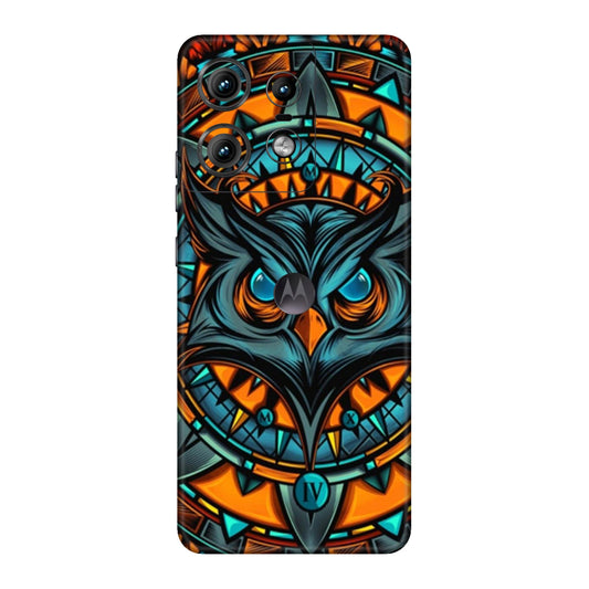 Spirit Owl Mandala Mobile Skin For Motorola Edge 50 Pro
