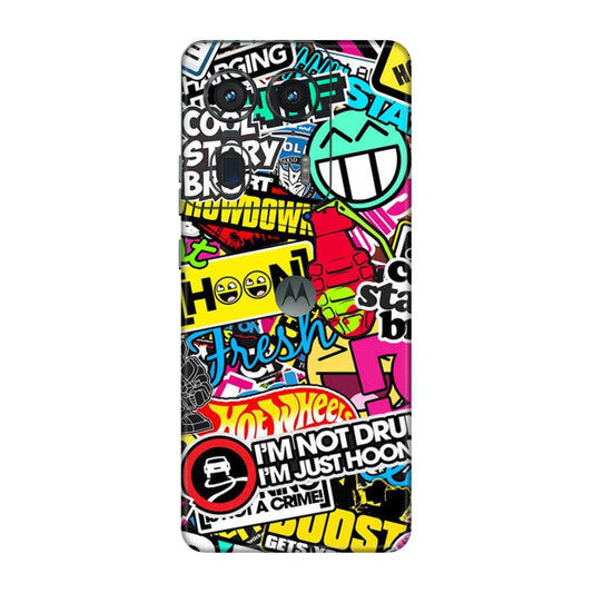 Hoonigan Sticker Bomb Mobile Skin For Motorola Edge 50 Ultra