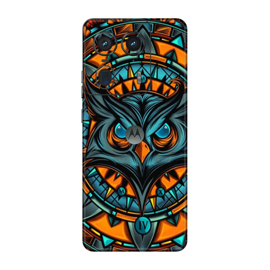Spirit Owl Mandala Mobile Skin For Motorola Edge 50 Ultra