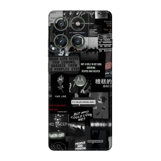 Bad Day Dark Collage Mobile Skin For Motorola Edge 60 Pro