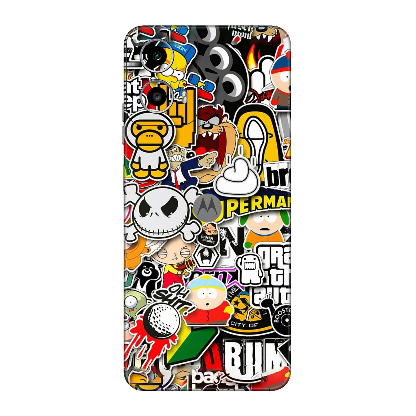 Sukuna Tongue Out Energy Mobile Skin For Motorola G34