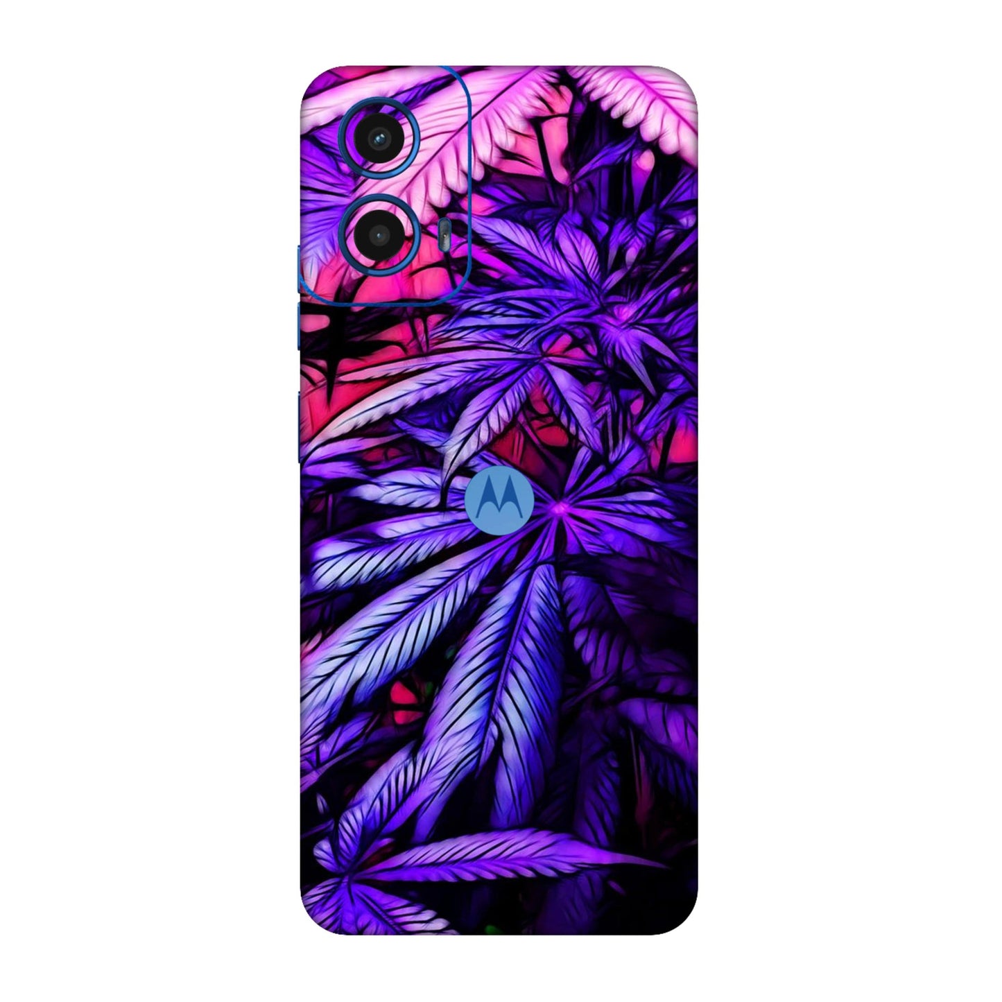 Neon Purple Herb Mobile Skin For Motorola G45