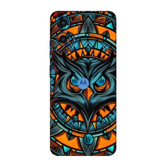 Spirit Owl Mandala Mobile Skin For Motorola G45
