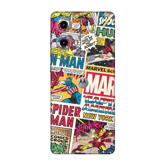 Vintage Marvel Comic Bomb Mobile Skin For Motorola G85