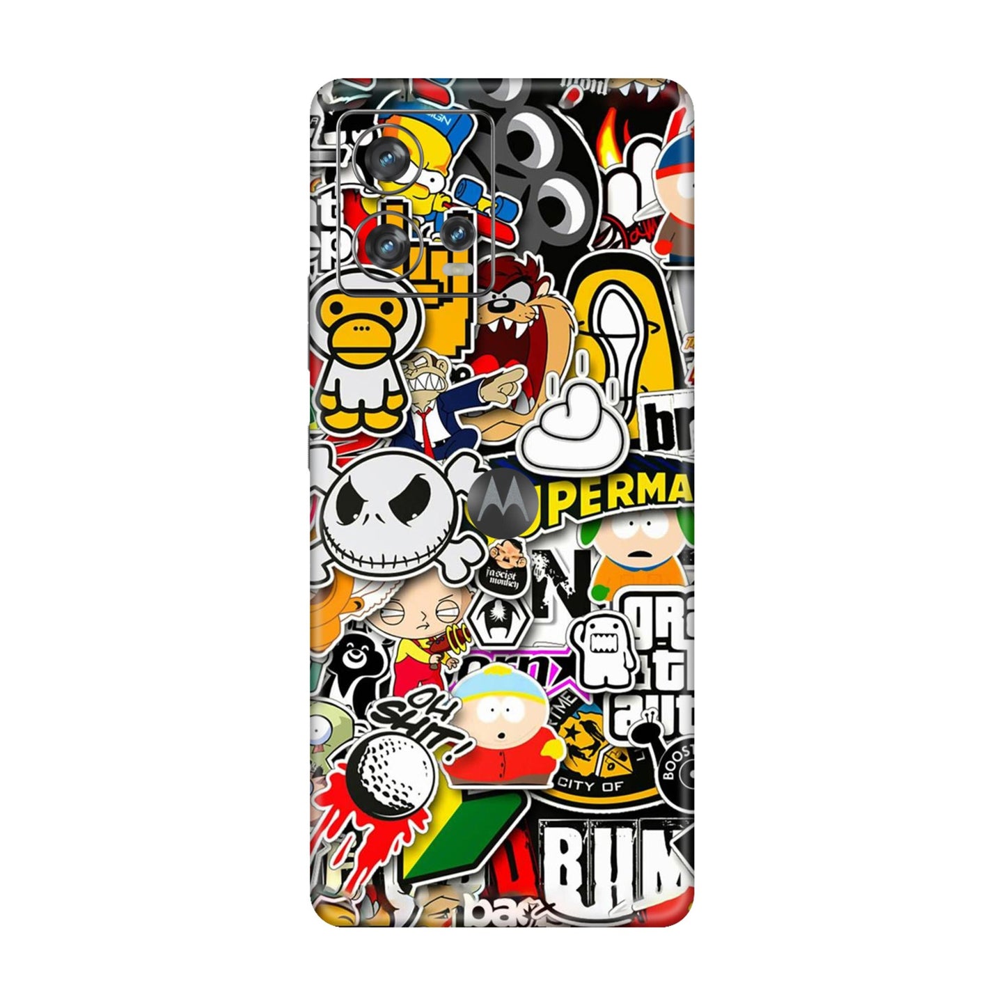 Sukuna Tongue Out Energy Mobile Skin For Motorola Edge 30 Fusion