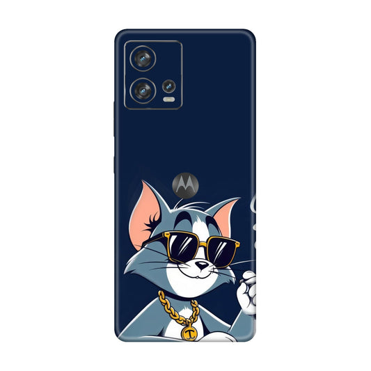 Tom the Boss Cat Mobile Skin For Motorola Edge 30 Fusion