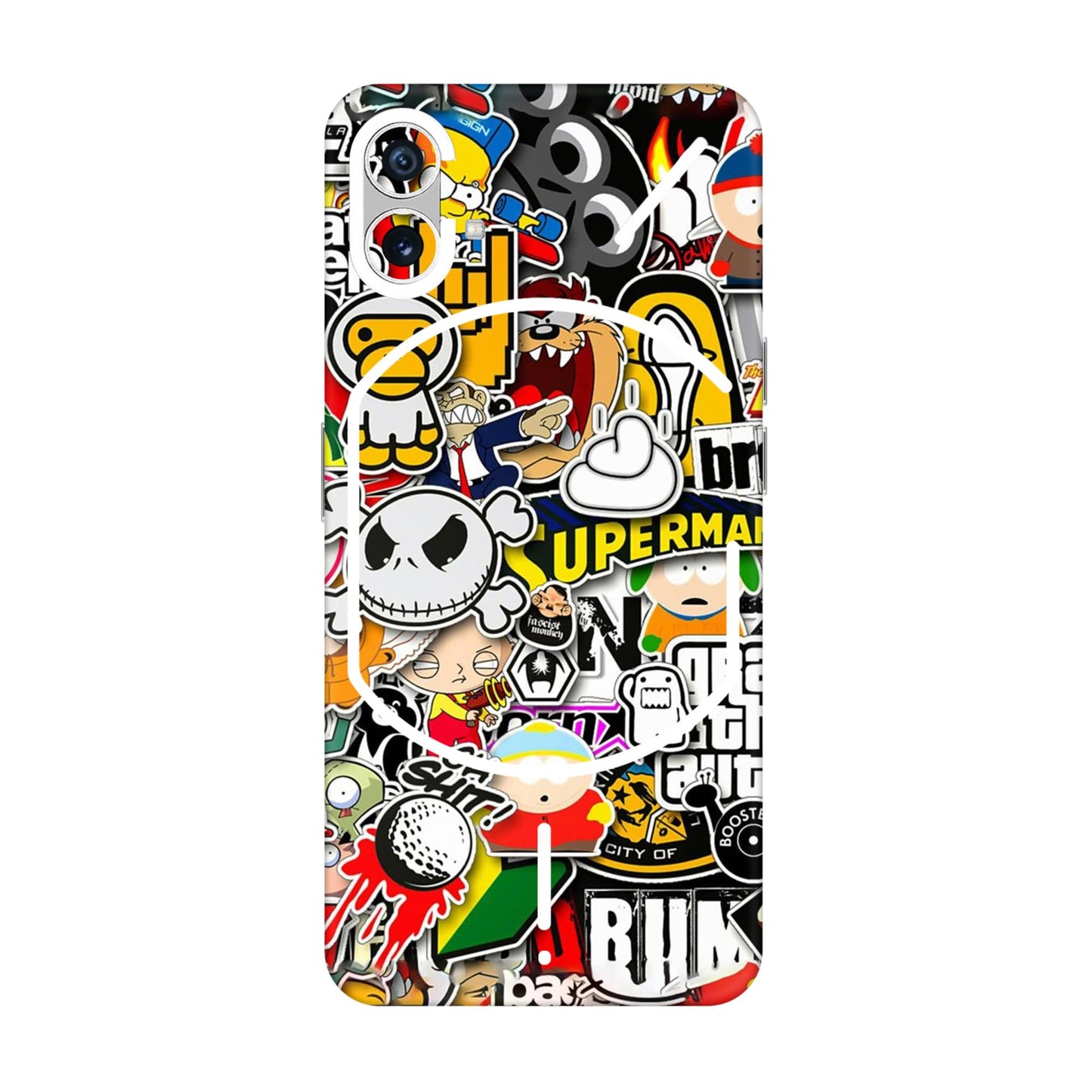 Sukuna Tongue Out Energy Mobile Skin For Nothing Phone 1