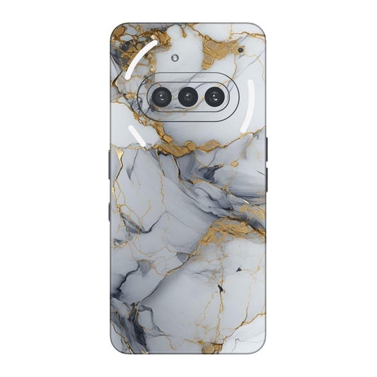 White Gold Luxury Marble Mobile Skin For Nothing Phone 3a