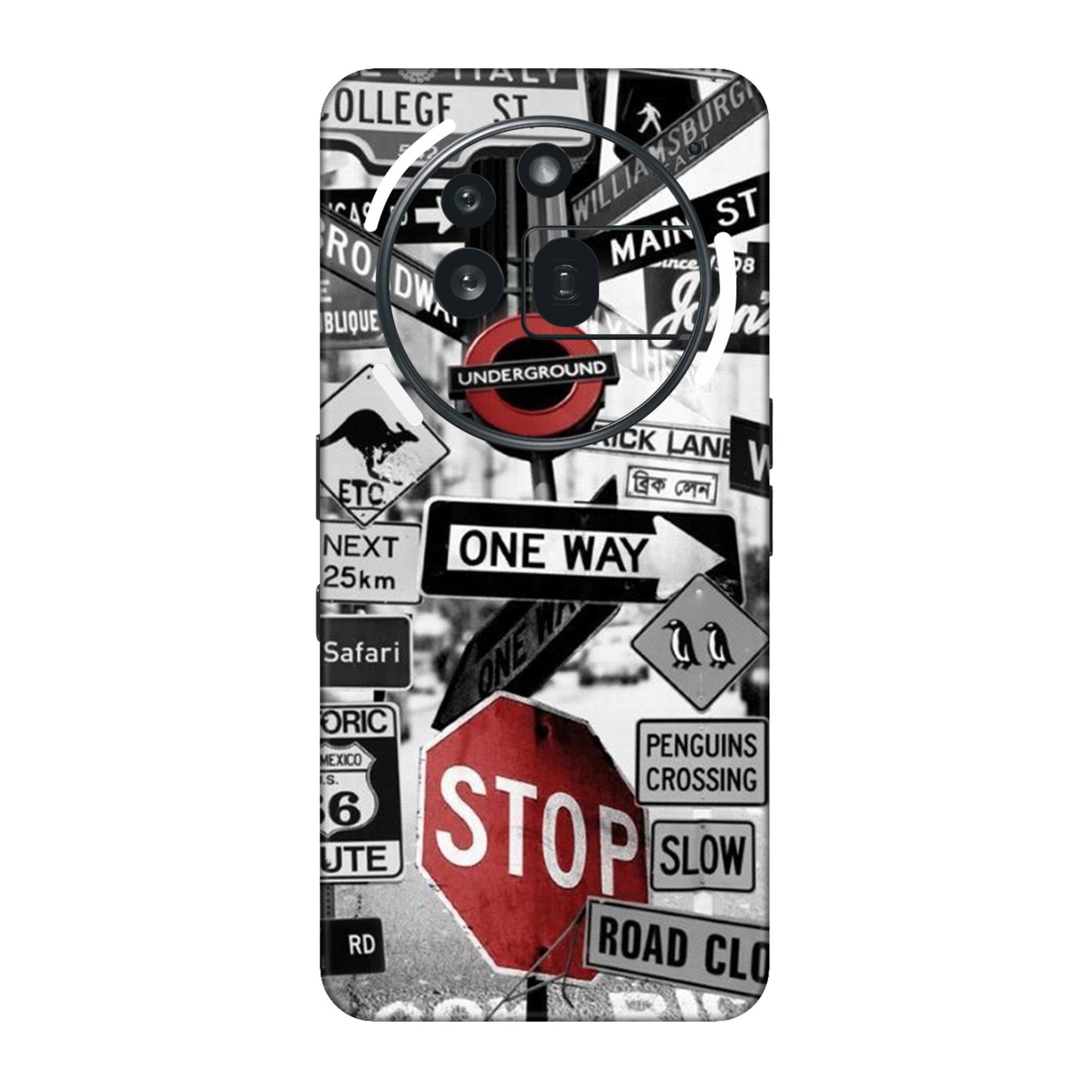 Global Urban Sign Bomb Mobile Skin For Nothing Phone 3a Pro