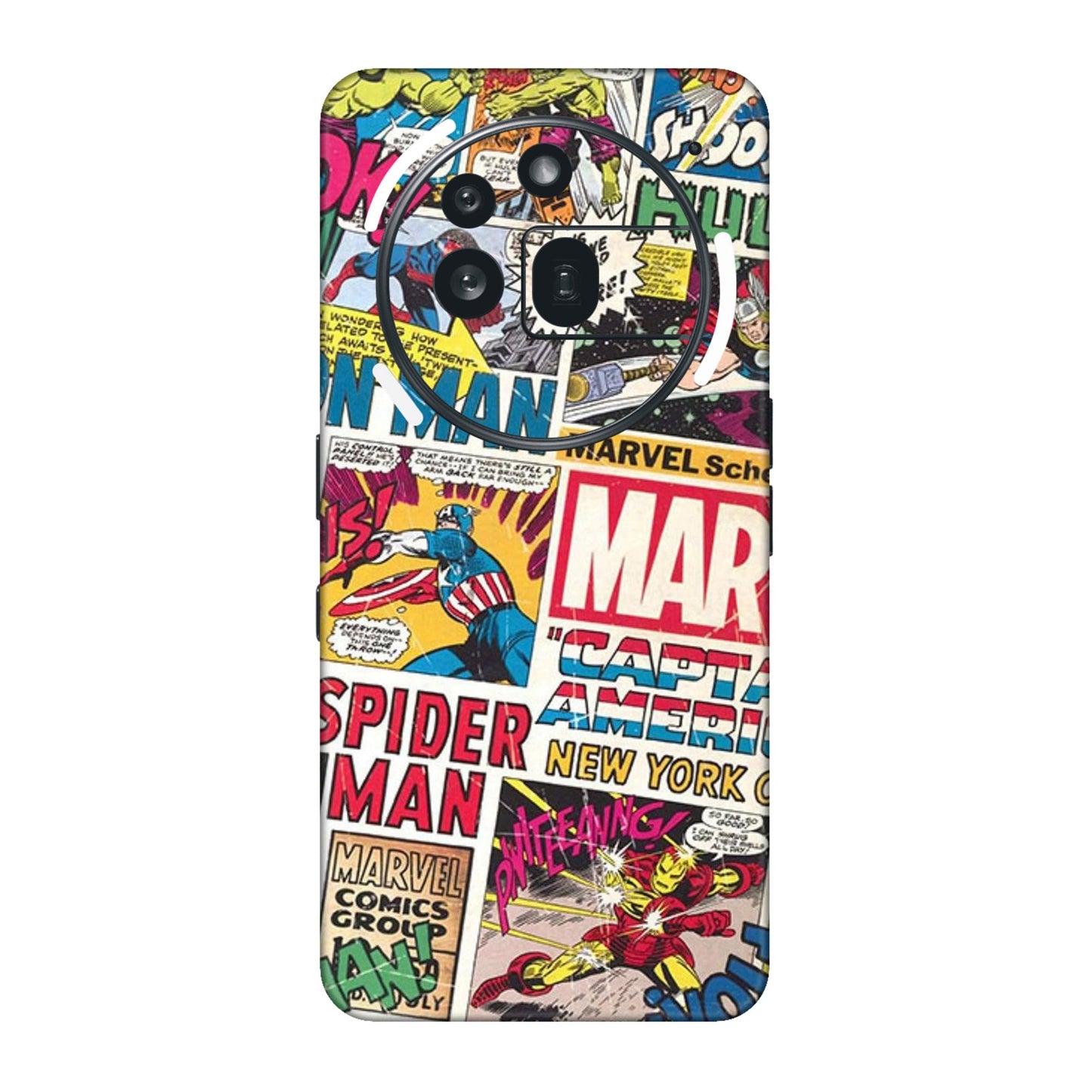 Vintage Marvel Comic Bomb Mobile Skin For Nothing Phone 3a Pro