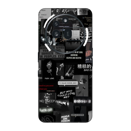 Bad Day Dark Collage Mobile Skin For Nothing Phone 3a Pro