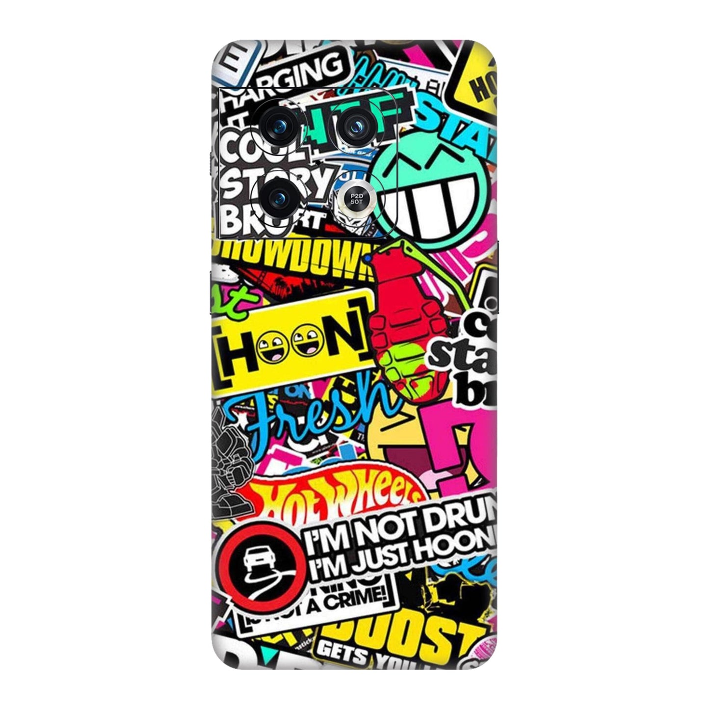Hoonigan Sticker Bomb Mobile Skin For OnePlus 10 Pro